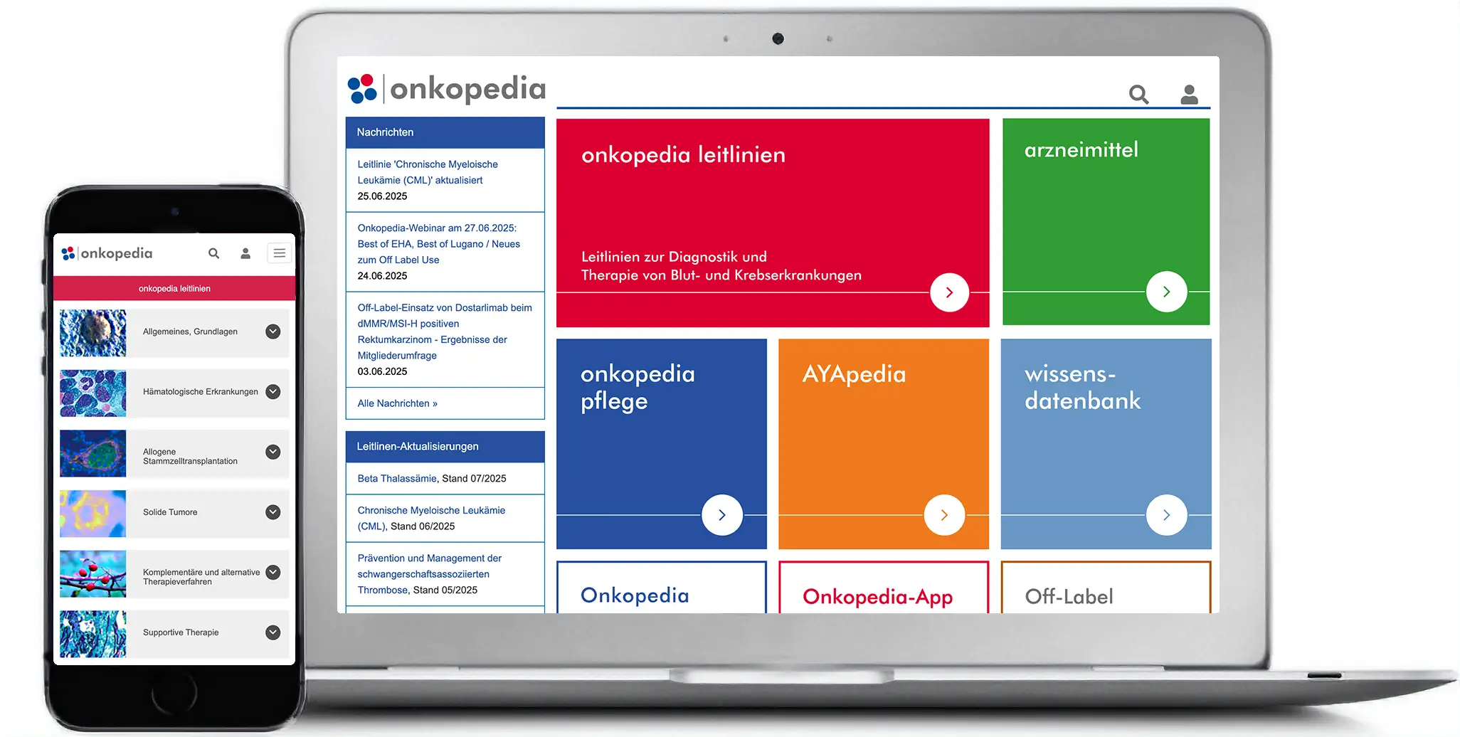 ONKOPEDIA - Leitlinie zur Essentiellen Thrombozythämie - Screenshots
